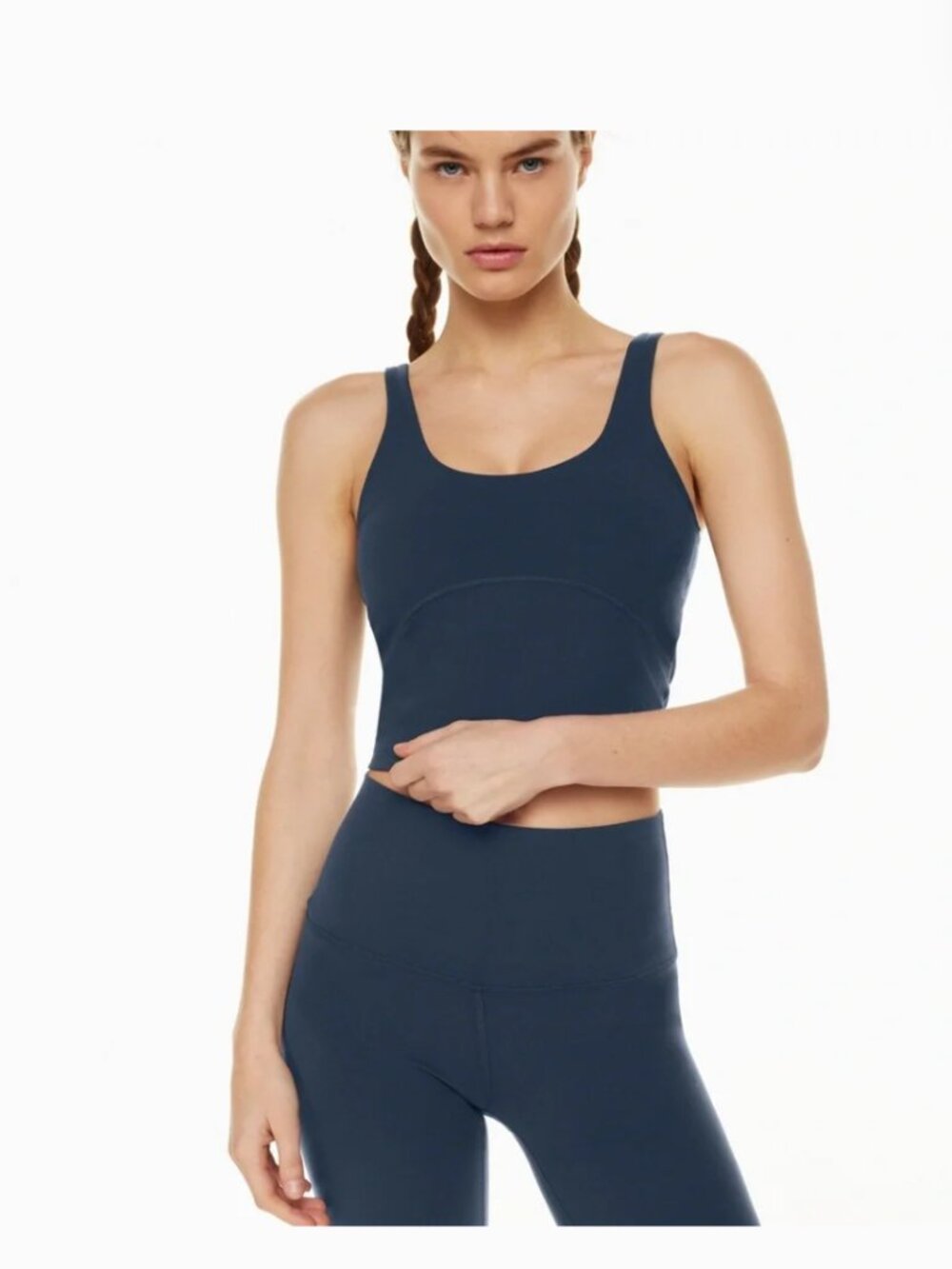 Aritzia TNA TnaBUTTER™ Bound Sports Tank Navy S